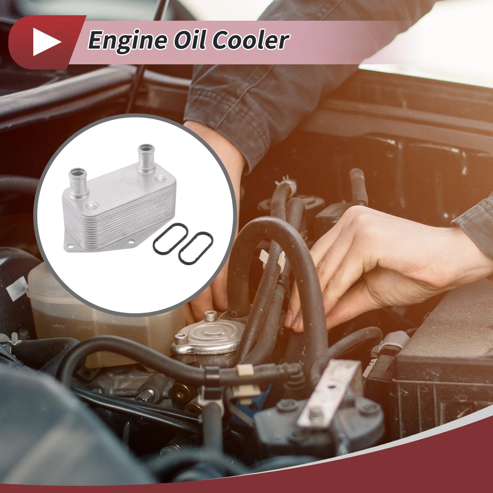 Engine Oil Cooler for BMW 316i E46 1998-2006 Replacement Transmission Cooler