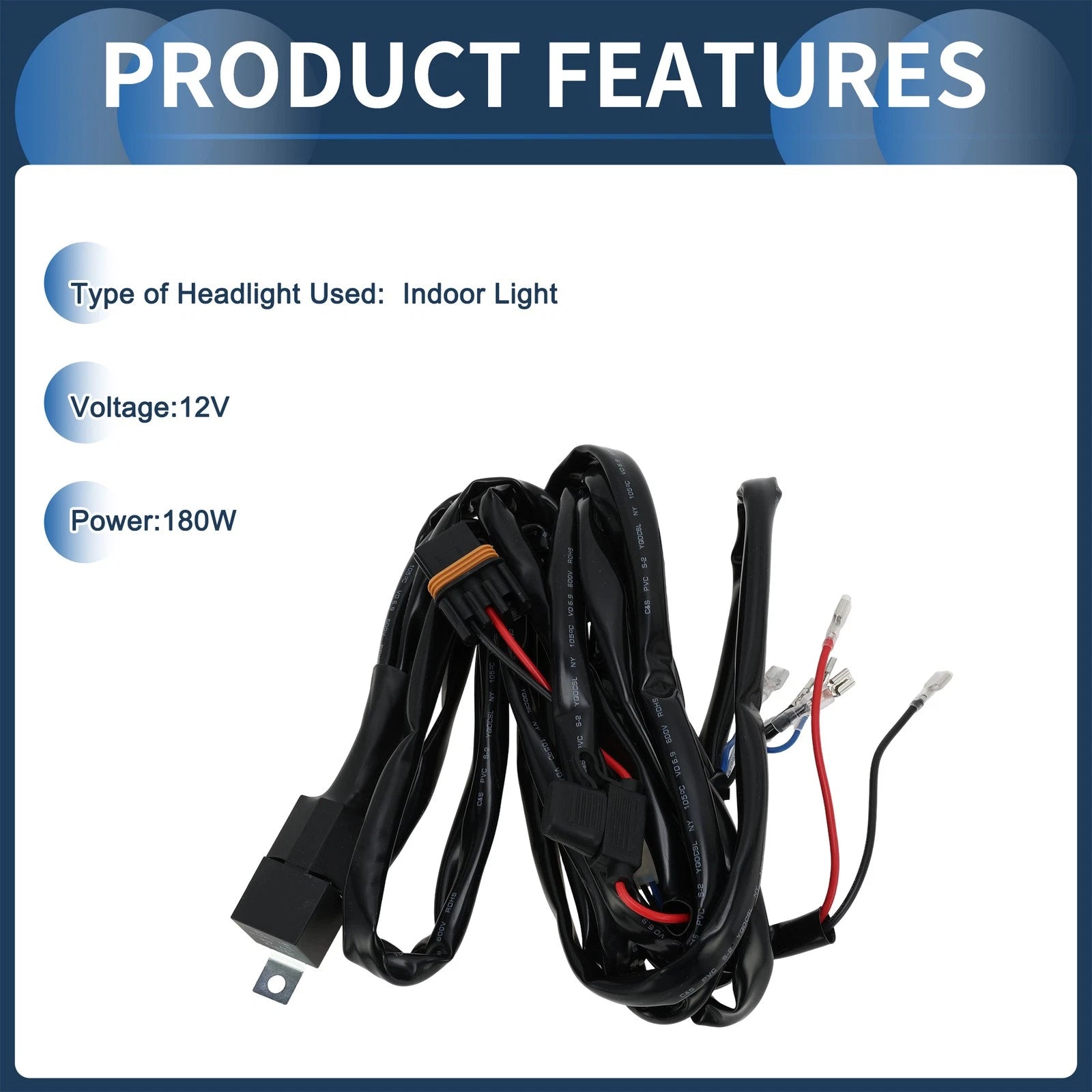 Headlight Cable Repair Kit for Polaris General/General 4 (2016–2023)