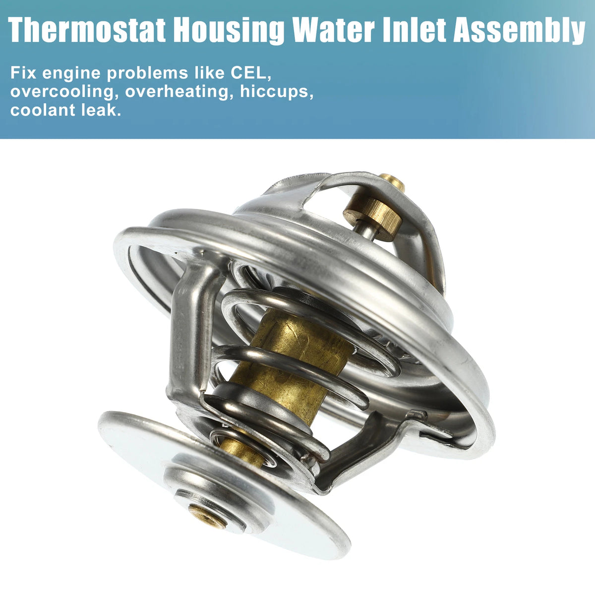 Engine Coolant Thermostat 0022037675 for Mercedes-Benz C280 E320 (1994–1997)