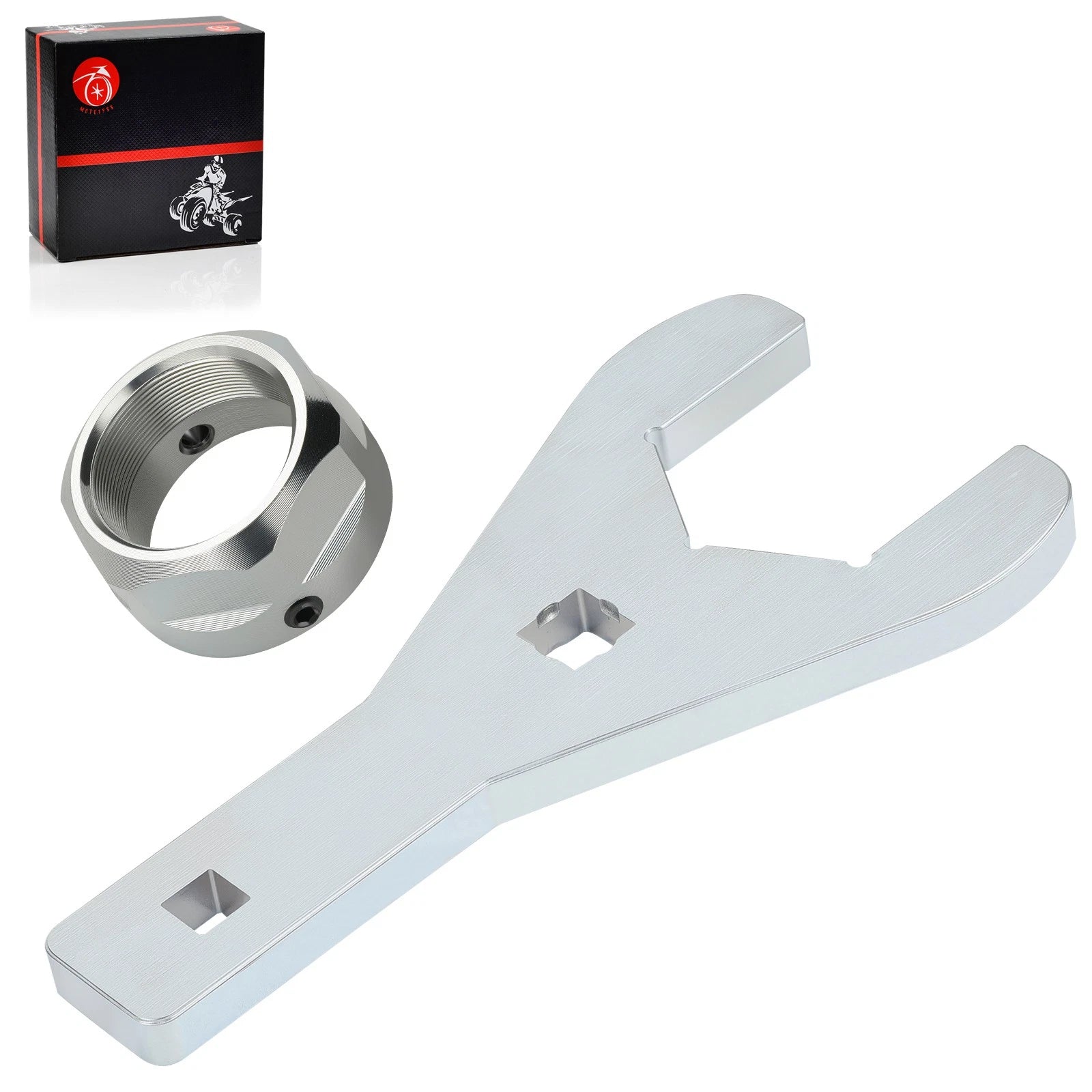 Rear Axle Lock Nut with Wrench Tool 46mm for Yamaha Raptor 125 (2011–2013)