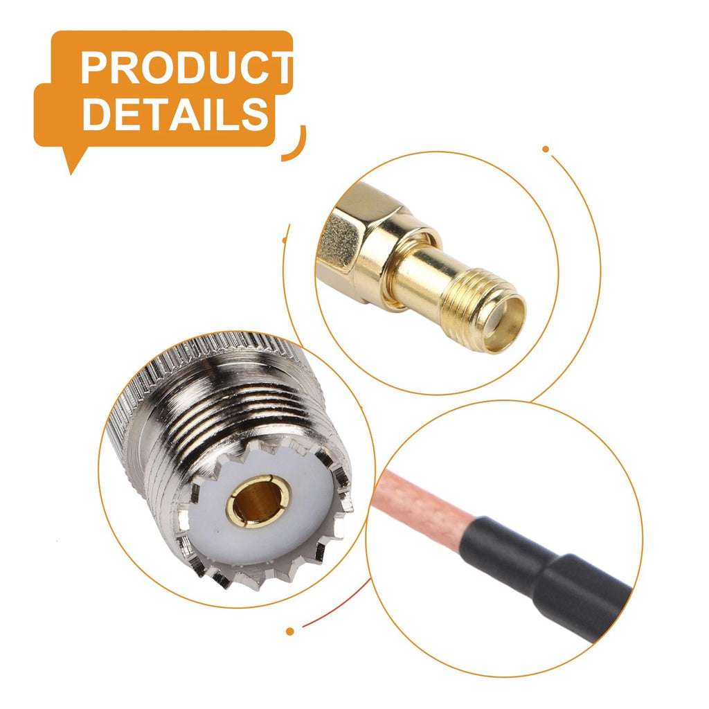 Cable Adapter for Baofeng CB Radio Antenna (3.2 Ft)