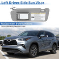 Left Side Sun Visor Replacement for Toyota Highlander (2014–2016) (2019)