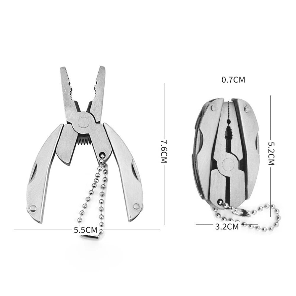 Folding Pliers with Keychain Attachment for Travel (2010–2023)