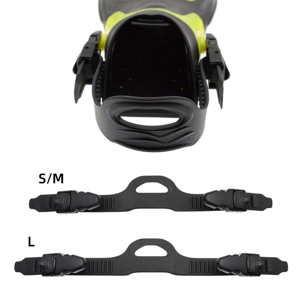 Adjustable Rubber Fin Strap for Swimming and Scuba Diving Gear