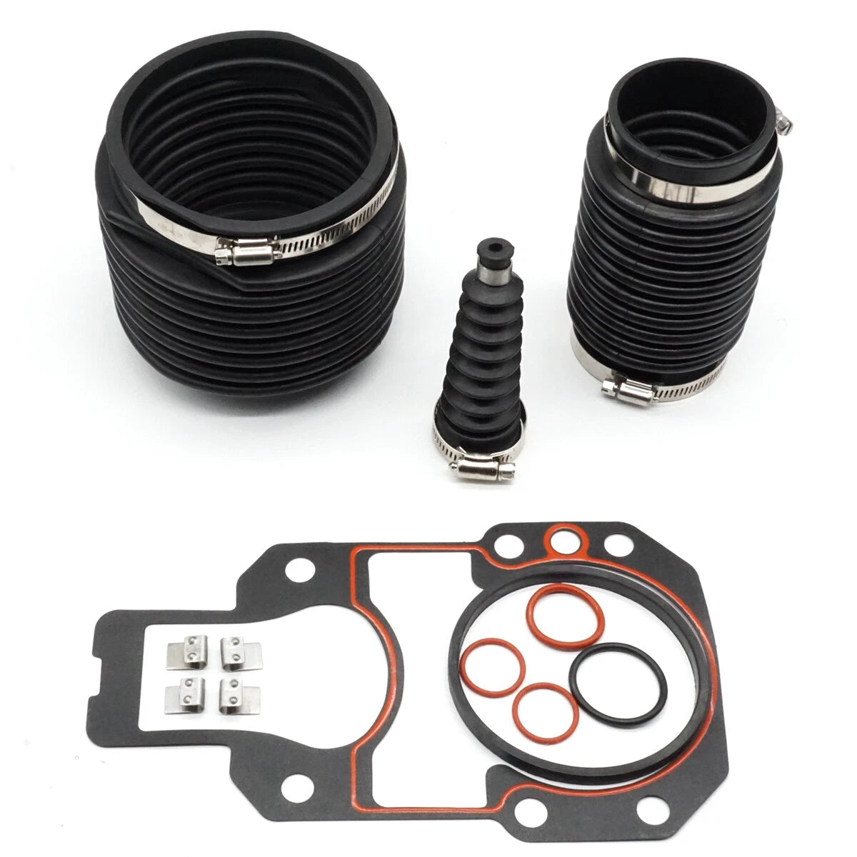 U-Joint Exhaust Cable Bellows Hose Kit for Mercruiser Alpha 1 (Gen II) 74639Q02 74369