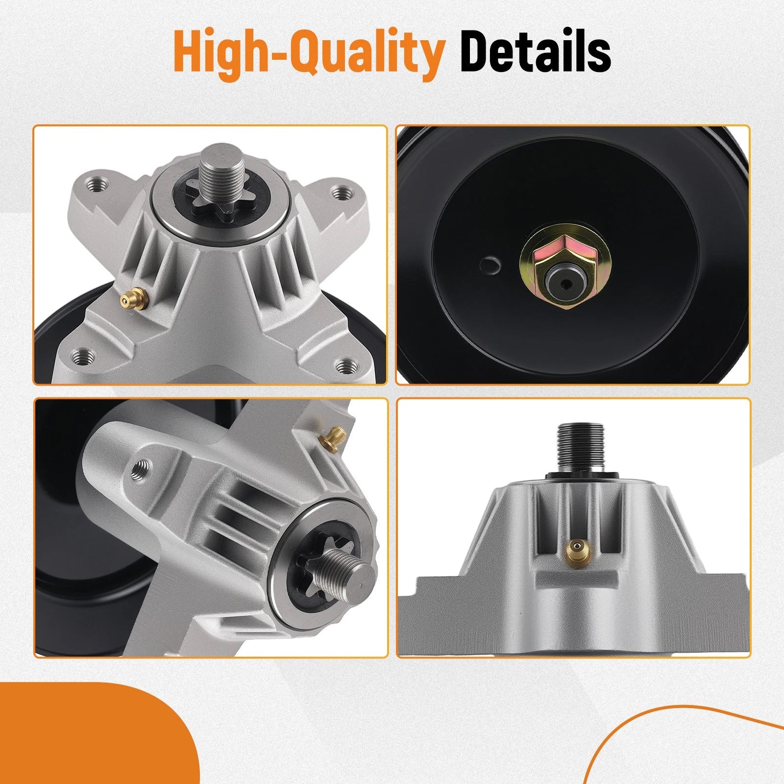 2Pack Mower Spindle for MTD 13A1762F265 13A1762F229 918-04474A 618-04474A