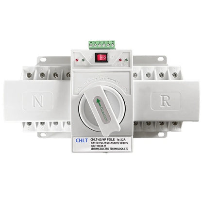 Automatic Transfer Switch 32A 63A Mini Type 2P 4P 400V 50Hz