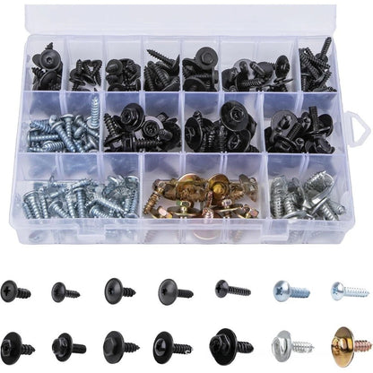 160PCS Bumper Hood Retainer Clip Kit for Universal Applications