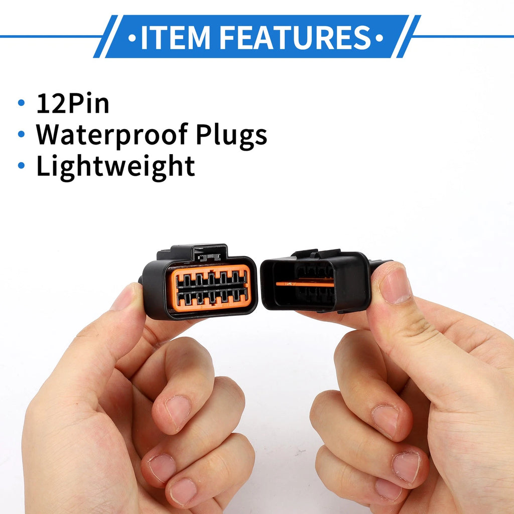 12 Pin Front Headlight Connector Plug for Hyundai (1 set)