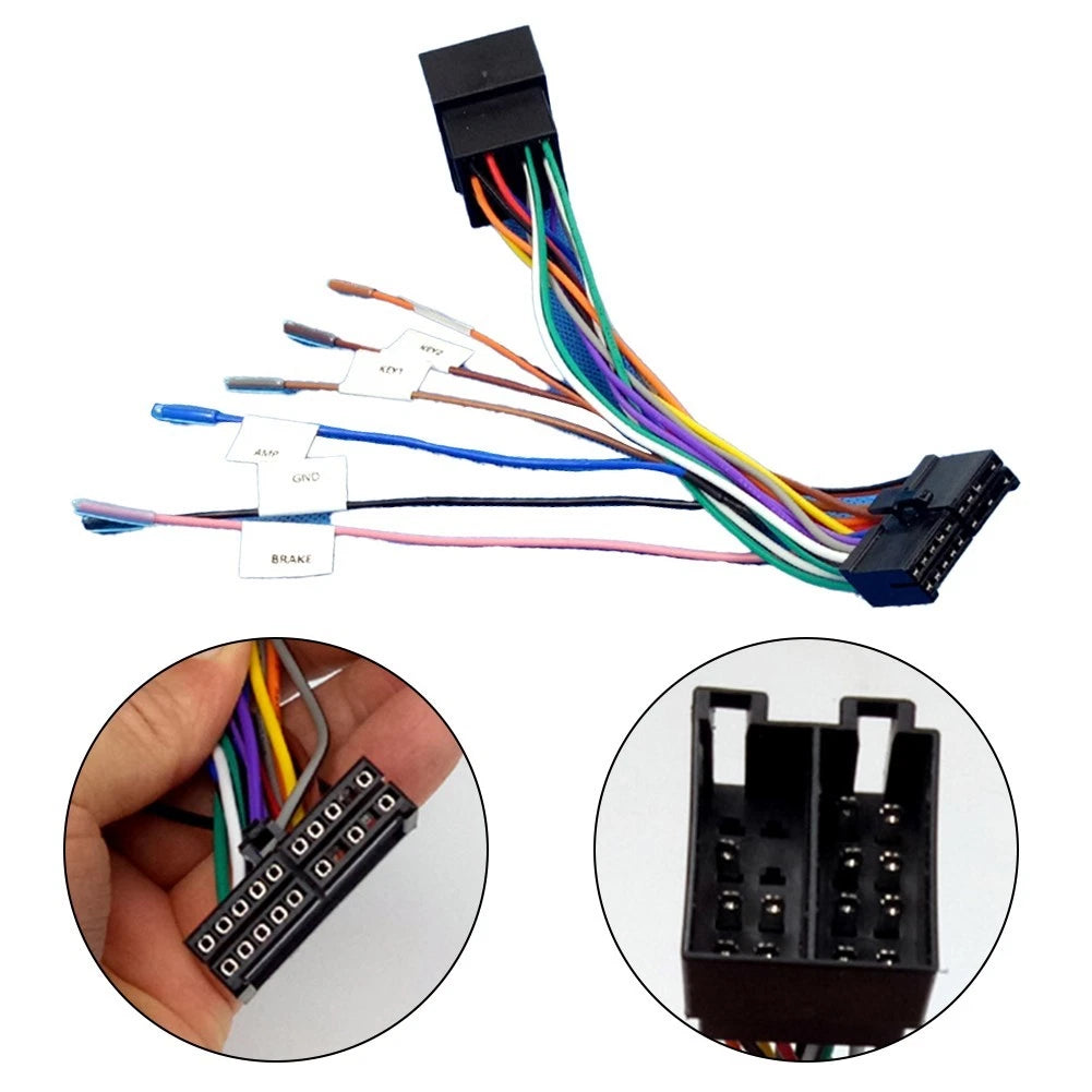 20Pin ISO Connector for Car Radio Installation