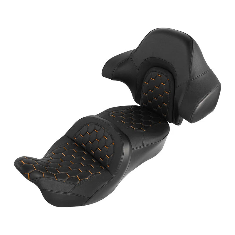 Driver Passenger Seat & Backrest for Harley Road King (2014–2023)