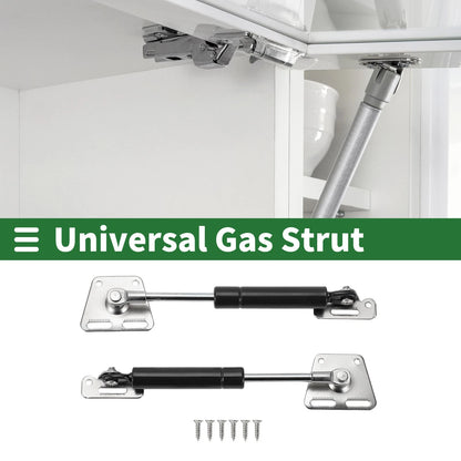 Set of 2 Lift Support Struts 6" Black for Kitchen Cabinet Door