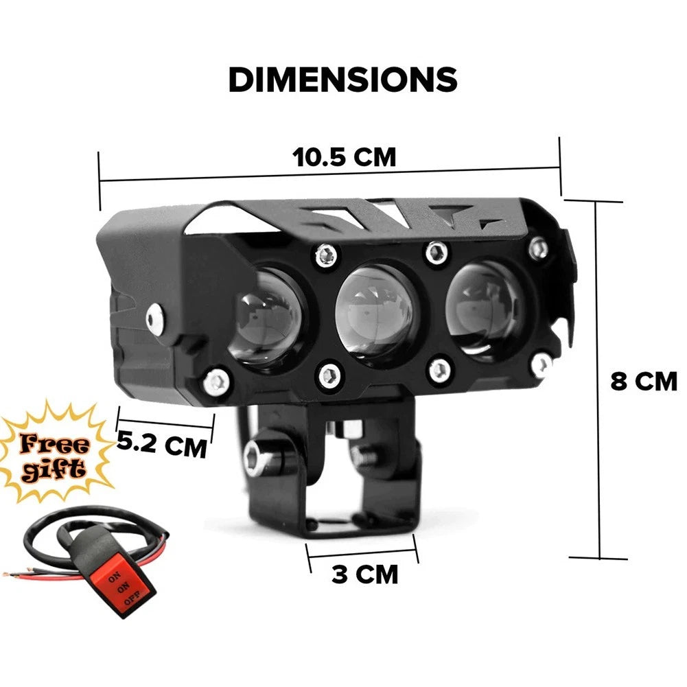 30W LED Spotlights for SUV ATV UTV Marine Boats (Waterproof, Adjustable Mount)