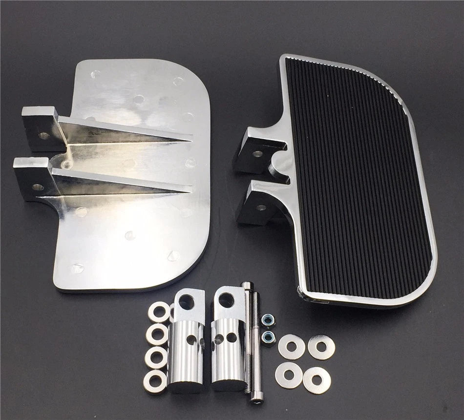 Chrome Mini Floorboards for Harley Dyna (2006–2023)