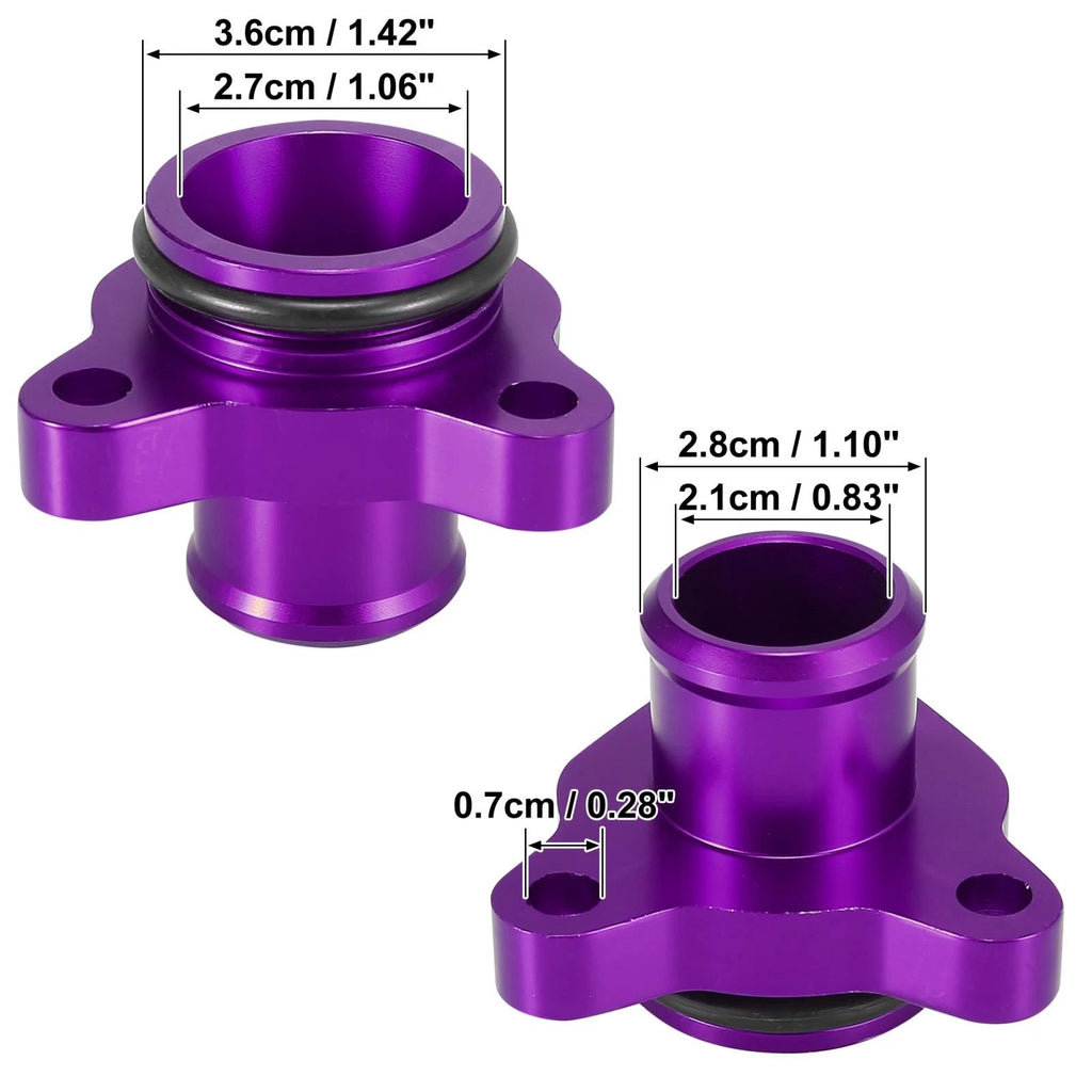 Water Hose Fitting Replacement Set for BMW 325i 335i 525i (2001–2006)
