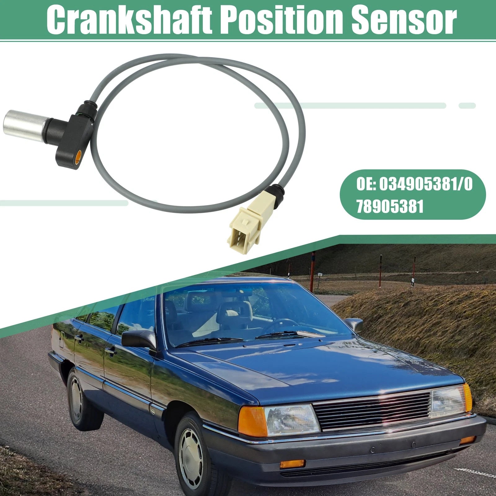 Crankshaft Position Sensor Replacement for Audi 5000 (1985–1988)
