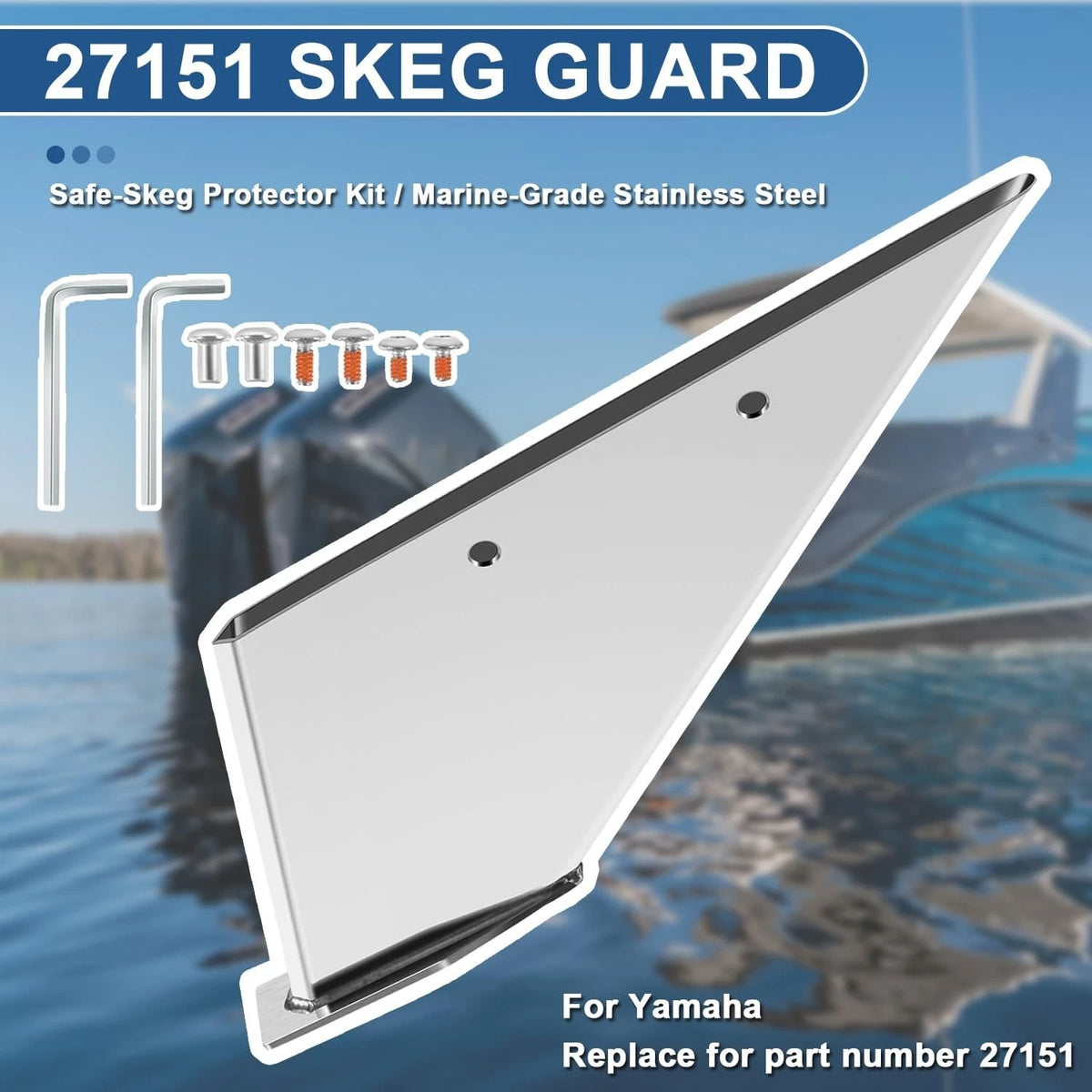 Skeg Guard Protector for Yamaha 150 175 200 300 HP