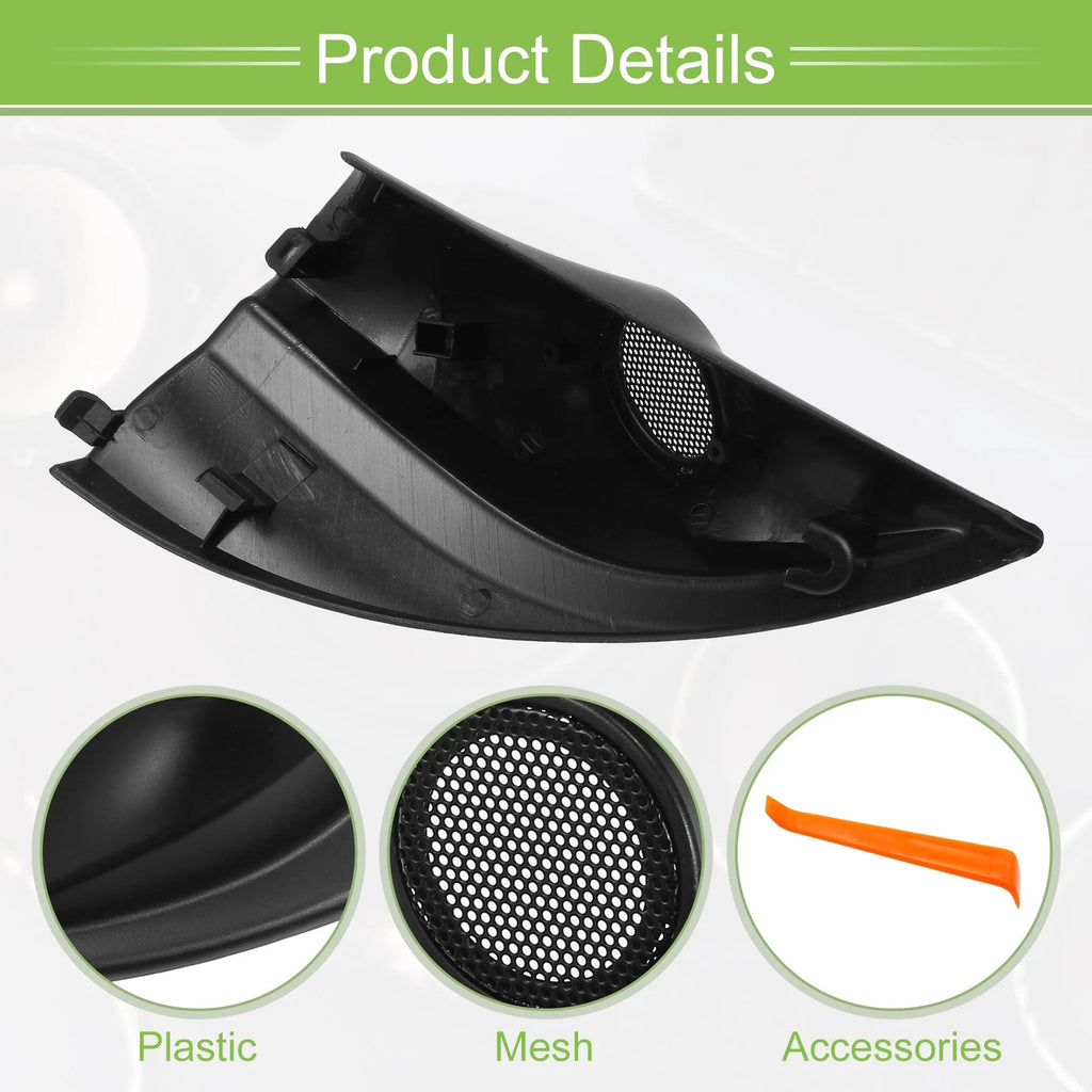 A Pillar Door Tweeter Speaker Cover Trim Replacement for Mitsubishi Mirage (2014–2024)