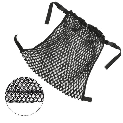 Mesh Hanging Stroller Organizer Bag for Diapers (Large Capacity, Adjustable)