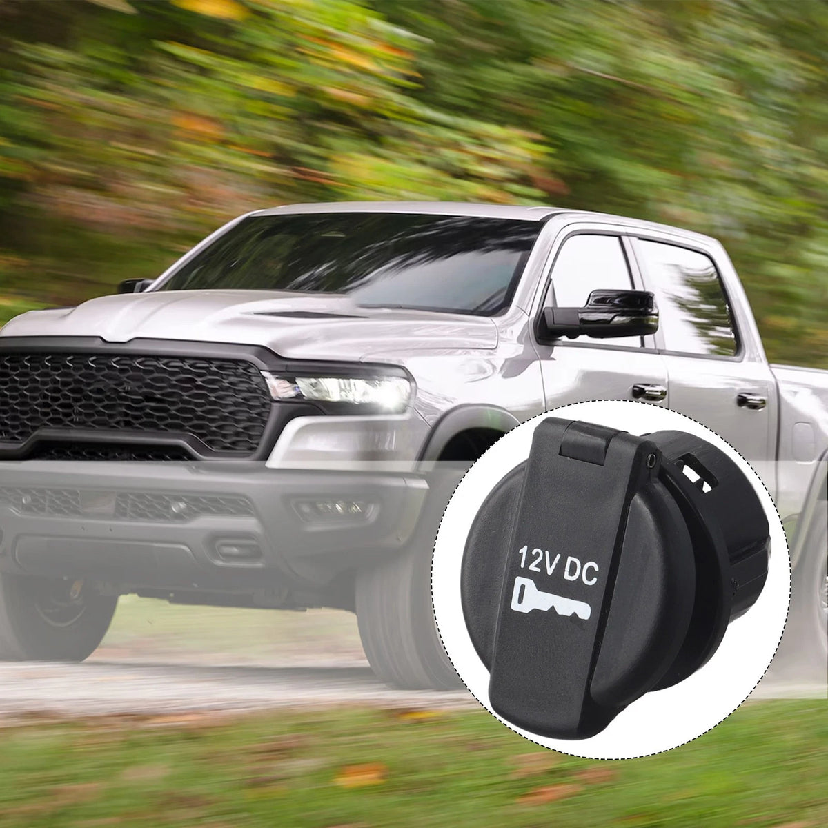 12V Power Outlet Cap Cover for Ram