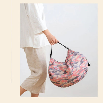 Folding Shopping Bag for Grocery Runs (Portable, Waterproof)