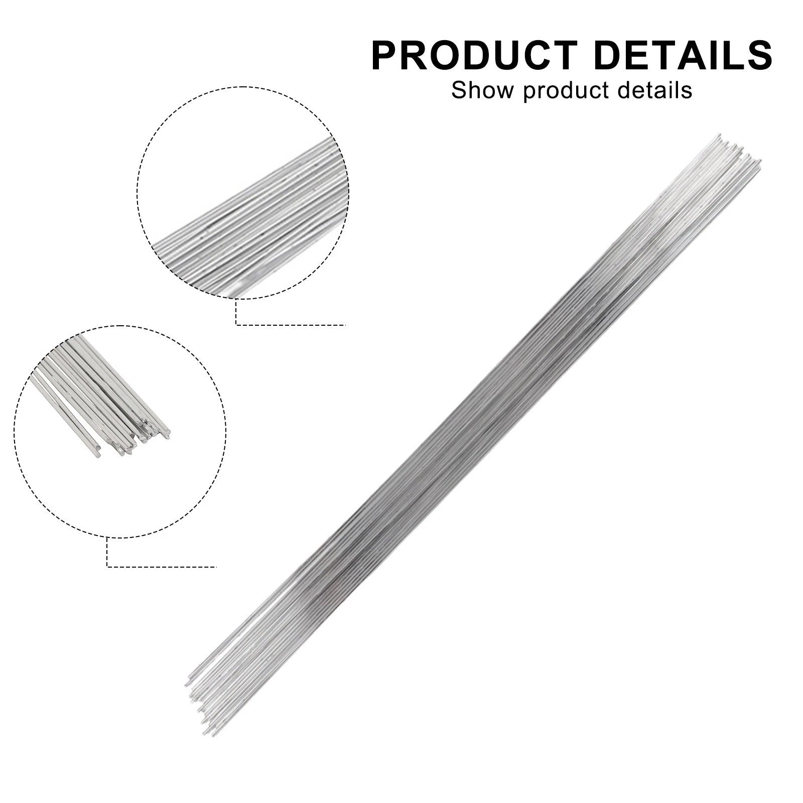 20pcs 450mm Aluminium Welding Rods for Easy Brazing