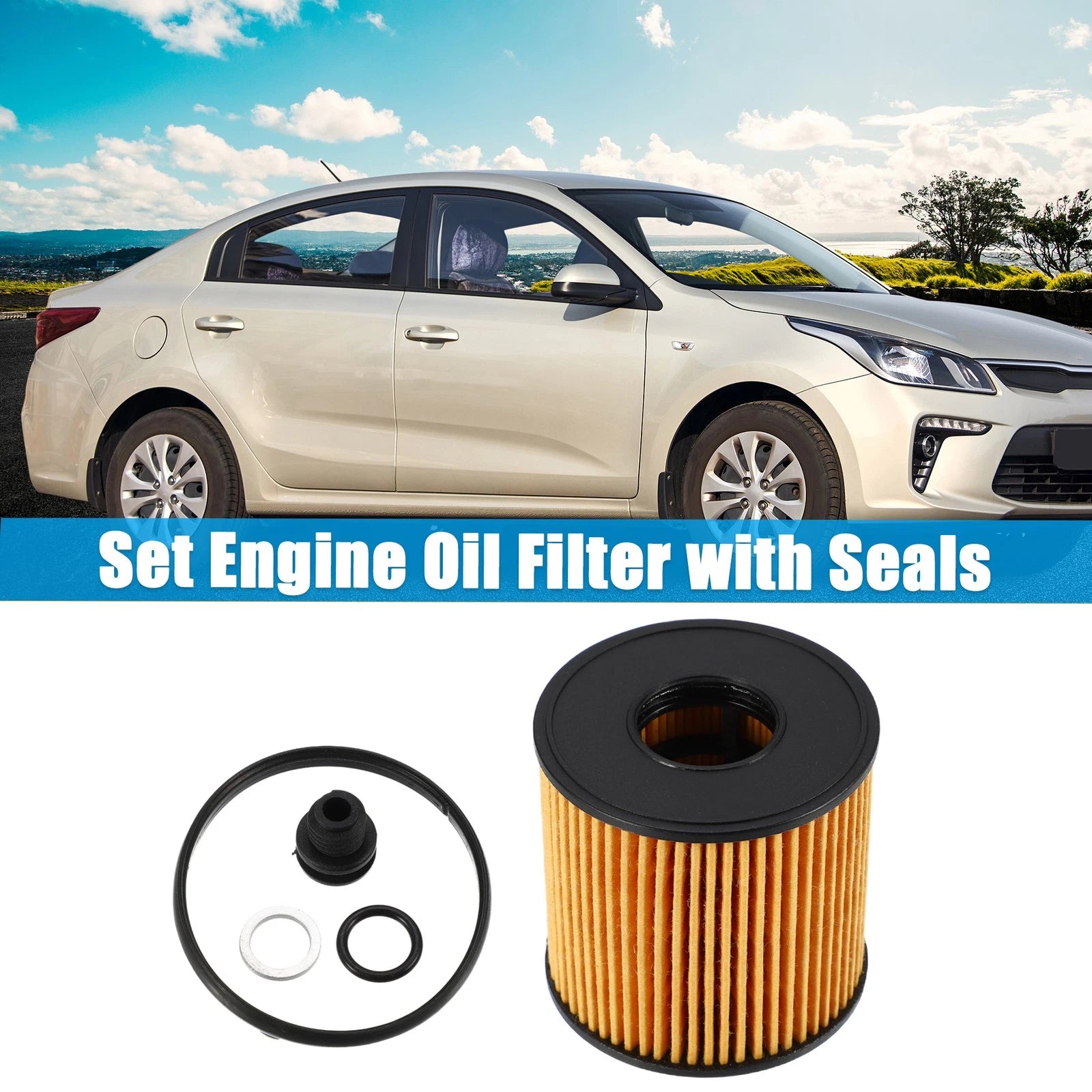 Engine Oil Filter Replacement for Hyundai Elantra 2.0L (2021–2022)