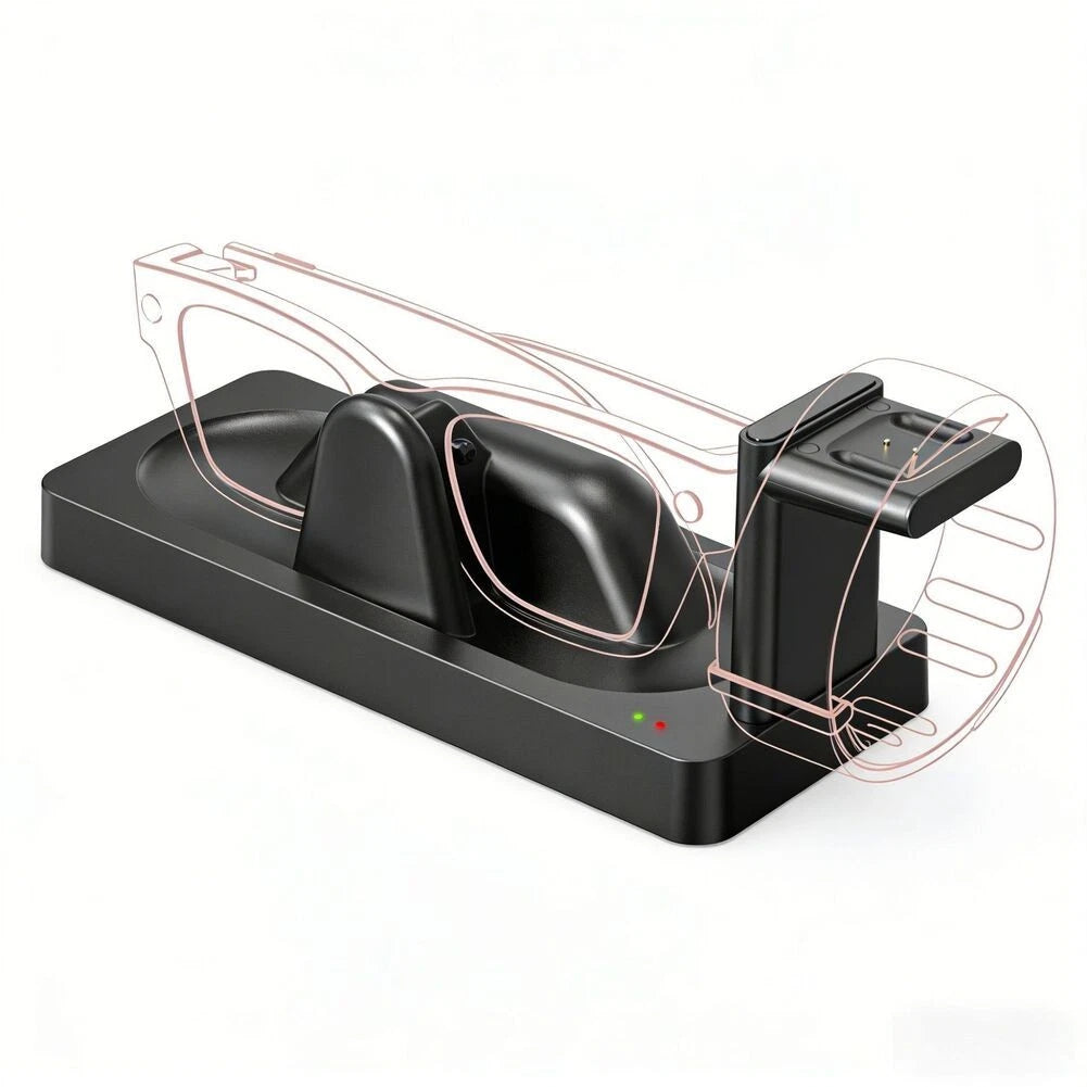 Charging Dock for RayBan Smart Glasses and Neural Band with USB Port