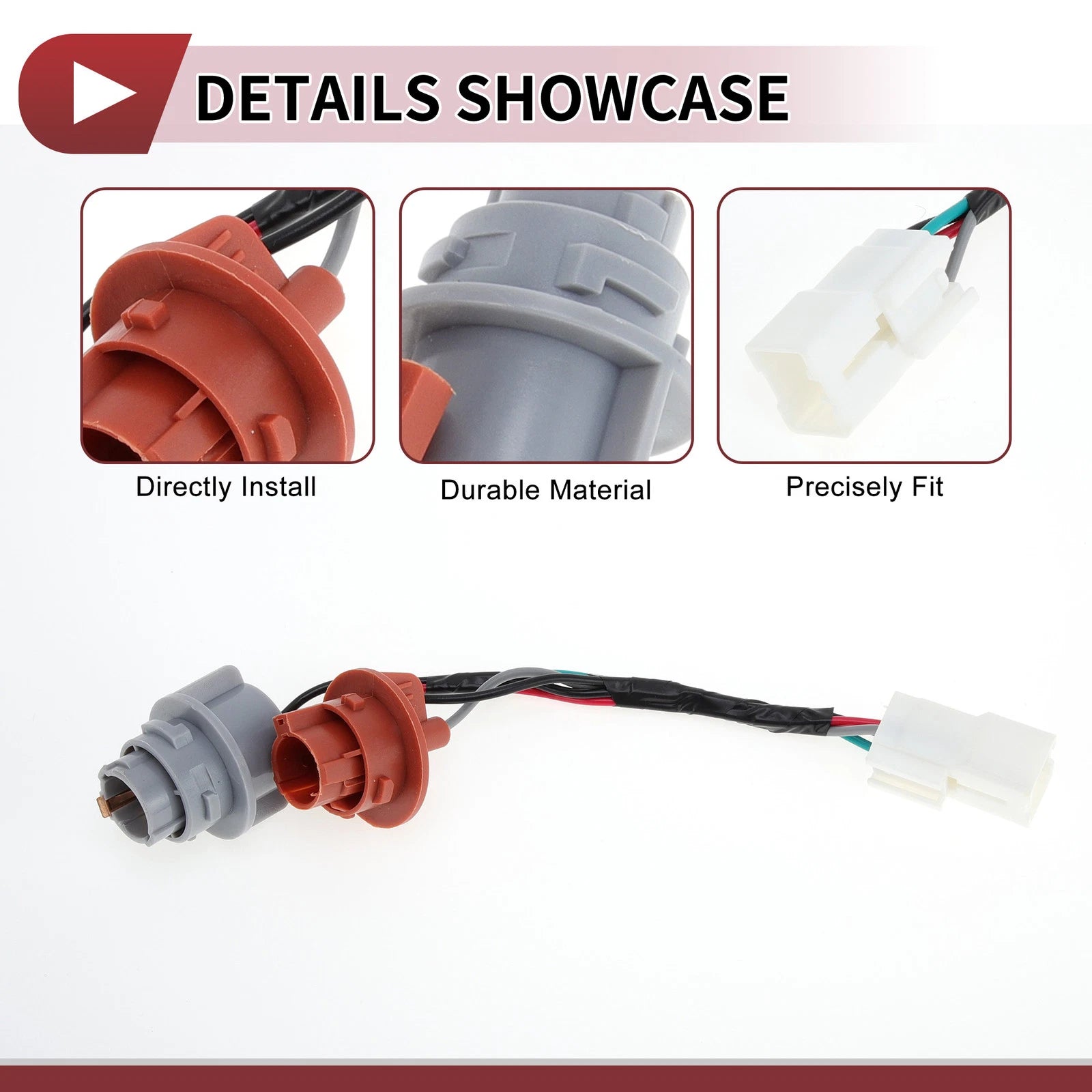 Rear Tail Light Bulb Socket Harness for Kia Optima (2014–2015) No. 924512T500