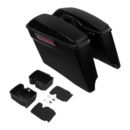 4" Stretched Saddlebags & Organizers for Harley Road Street Glide (2014–2023)