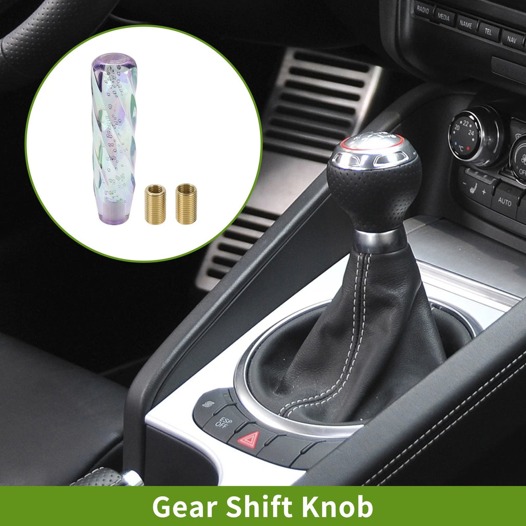 Crystal Shift Knob with 2 Adapters for Universal Fit (20cm)