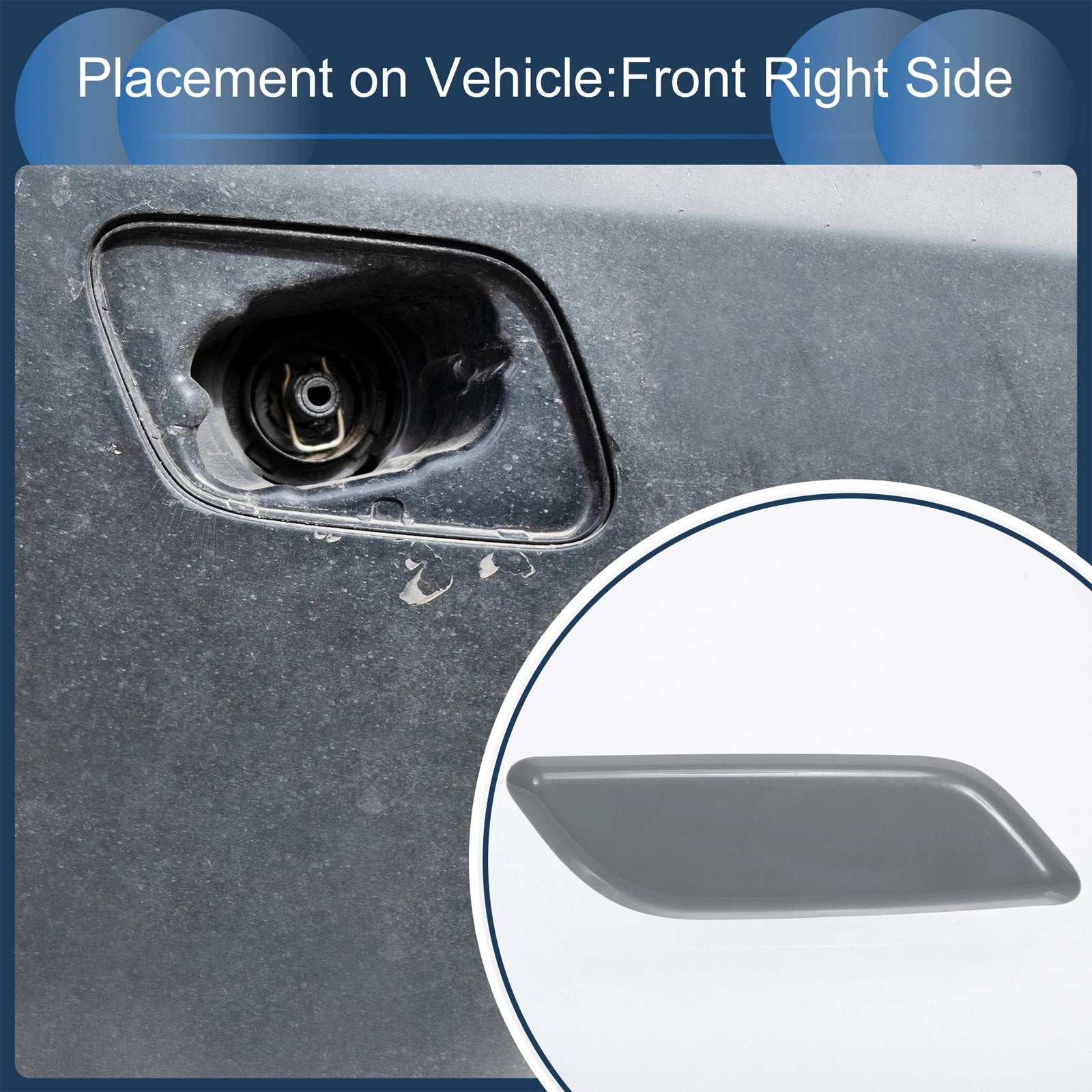 Front Right Washer Nozzle Cover Cap for Honda Accord VIII (2011–2013)