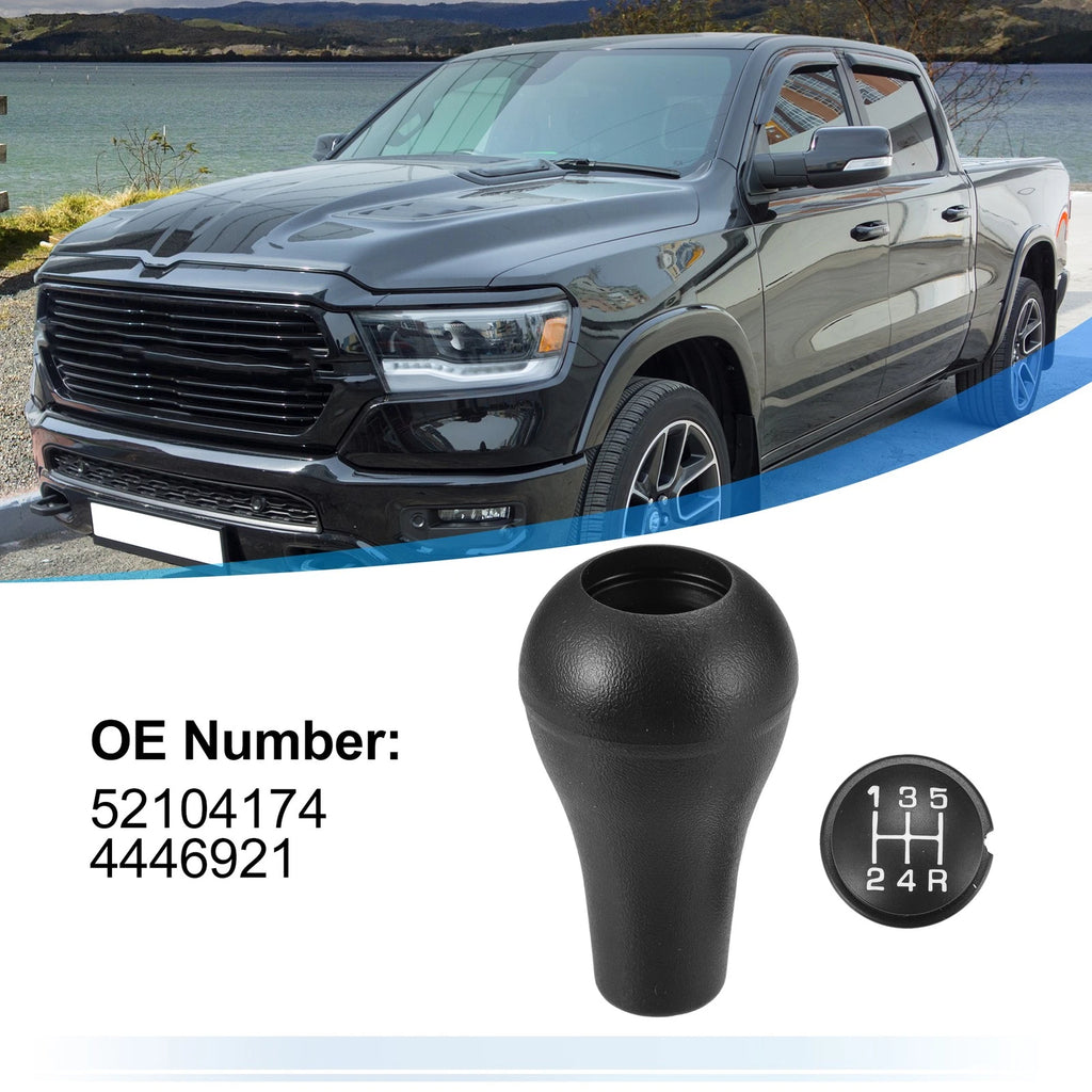 5 Speed Manual Transmission Shift Knob with Insert for Dodge (2005–2010)