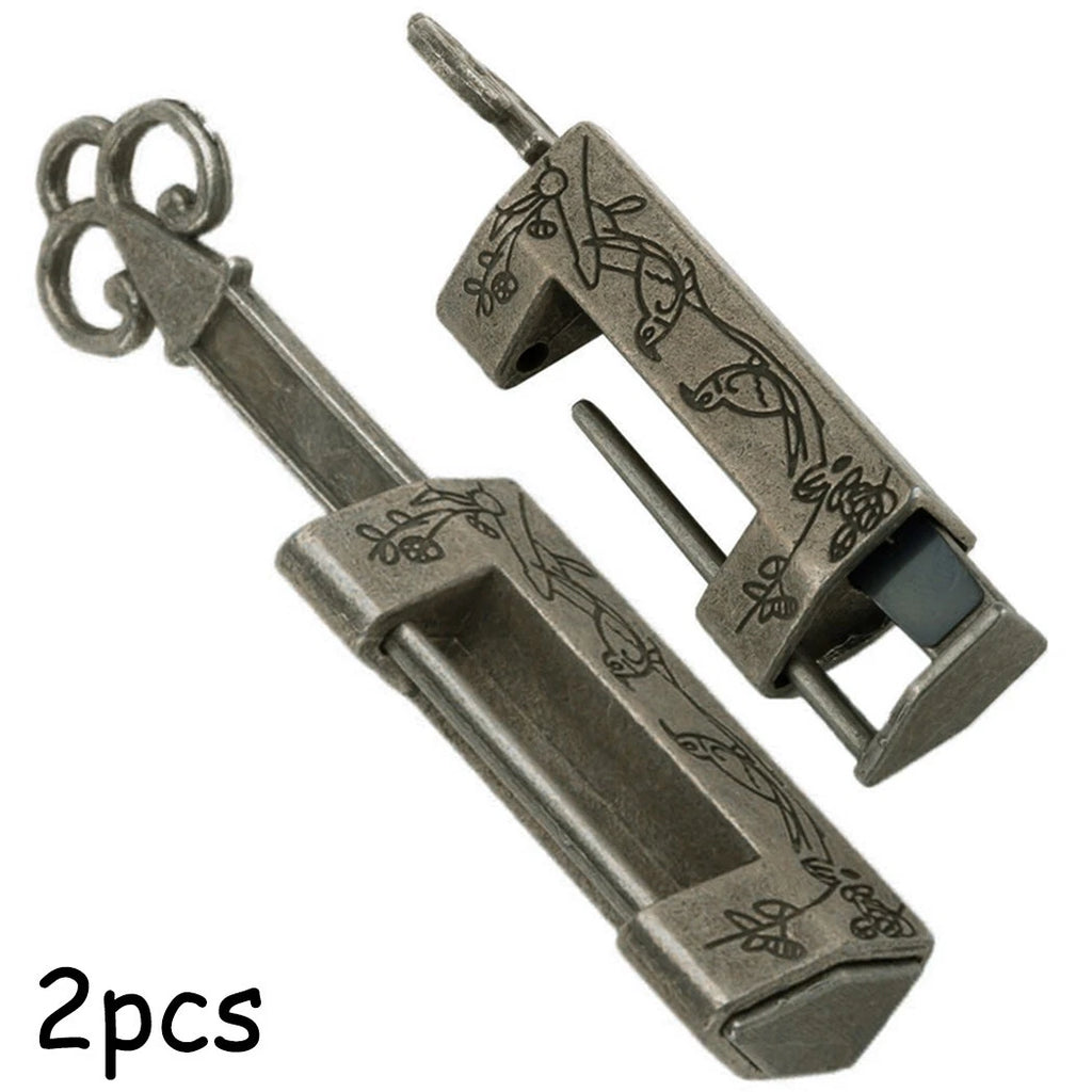 Vintage Bronze Padlock for Handbag/Luggage/Craft Diary/Toy Box