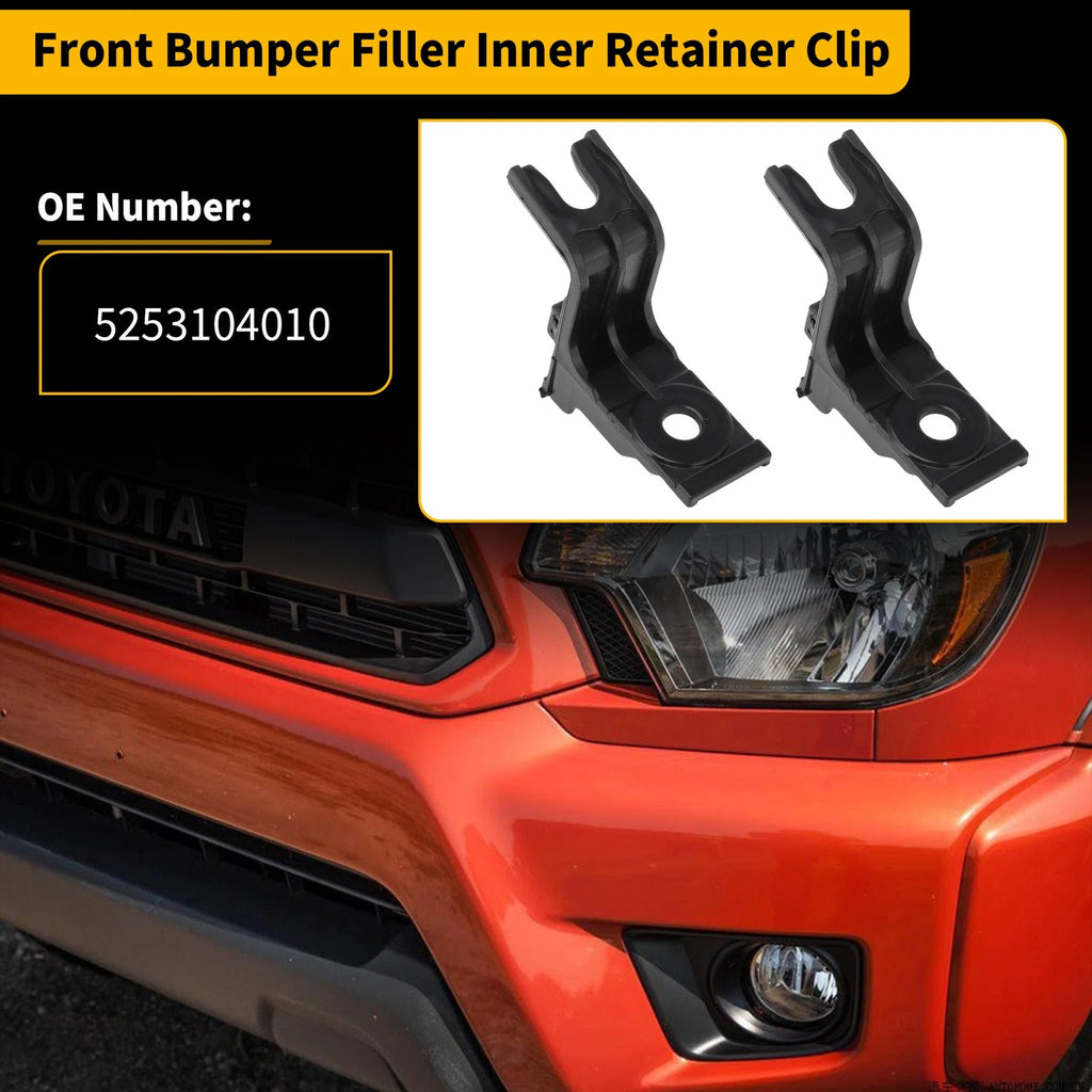 Front Bumper Filler Clip Bracket 2 Piece for Toyota Tacoma (2012–2015)