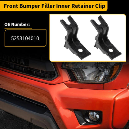 Front Bumper Filler Clip Bracket 2 Piece for Toyota Tacoma (2012–2015)
