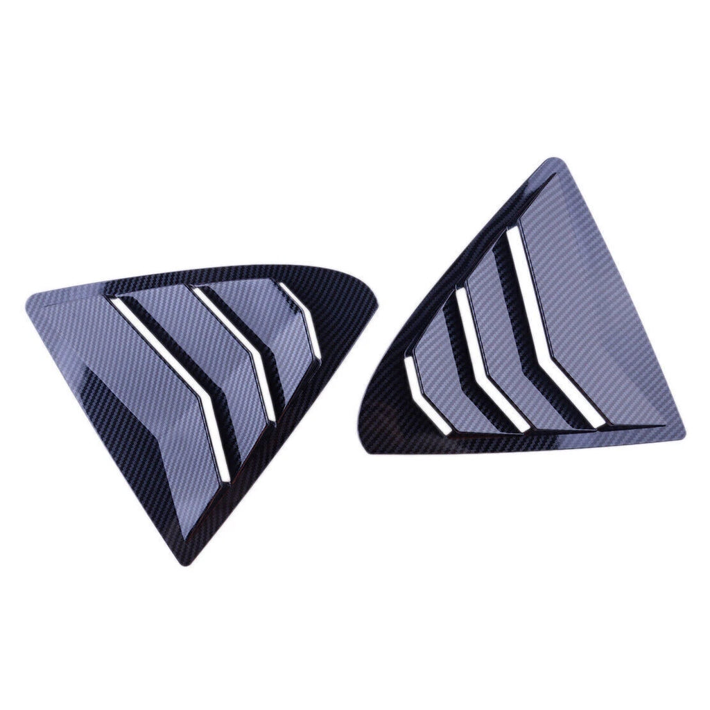 Carbon Fiber Look Side Window Louver Shutter Cover Trim for Lexus IS (2013–2020)