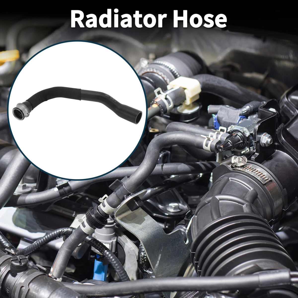 Radiator Hose No. 9P1121611 for Porsche 718 Boxster (2017–2024) Upper