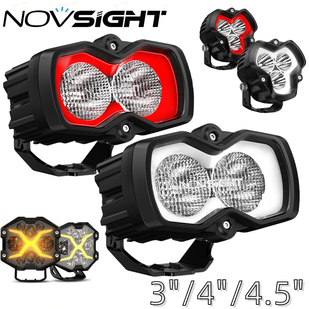 LED Pod Work Light for Jeep Truck (3"/4"/4.5")