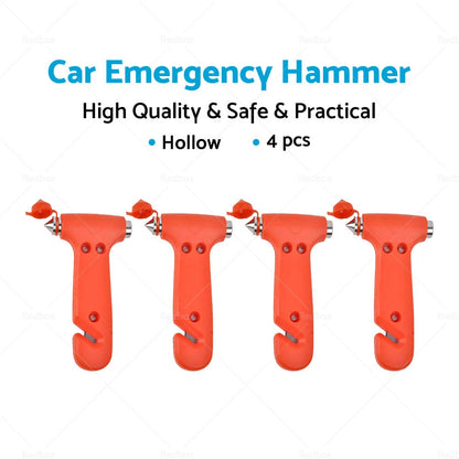 4x Emergency Safety Hammer Window Breaker Tool for All Vehicles