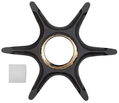 Water Pump Impeller with Key for Evinrude Johnson 85-100 HP Outboard (1980–1990)