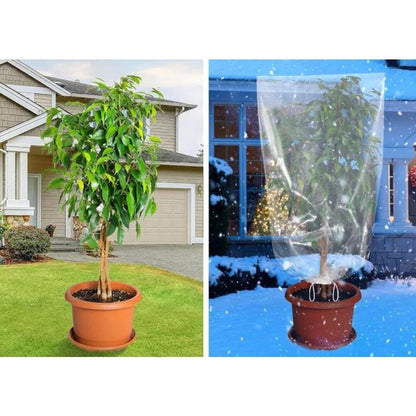 2Pcs Drawstring Plant Cover Bag for Garden Plant Protection