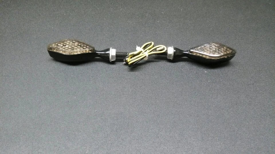 Universal Motorcycle 14 Smoke LED Turn Signal Indicators Blinker Lights