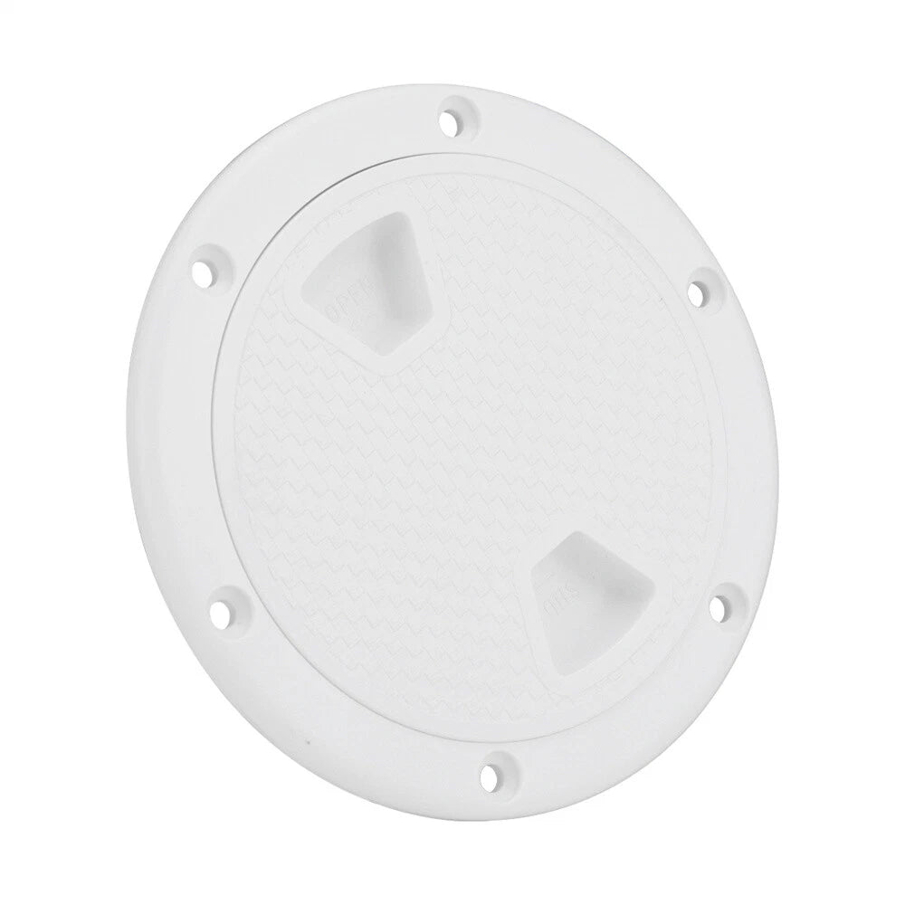 4 inch ABS White Round Boat Marine Deck Plate Inspection Access Hatch Cover Lid