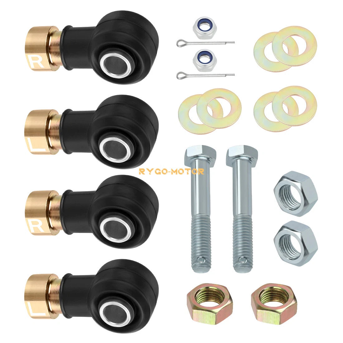 Set of 2 Tie Rod End Kits for Polaris Magnum 325 330 425 500 (1998–2006)