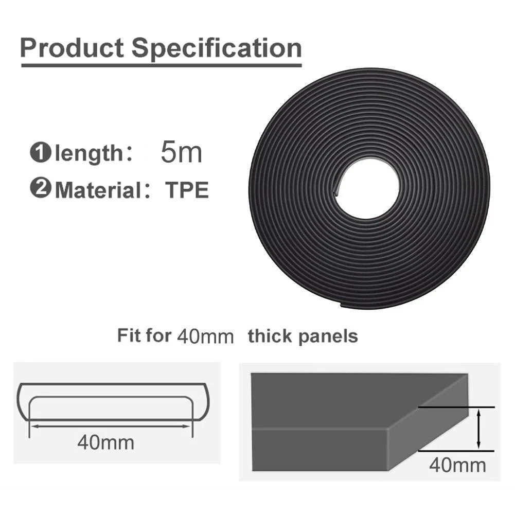 5 Meter U Shaped Edge Banding for Automotive Applications