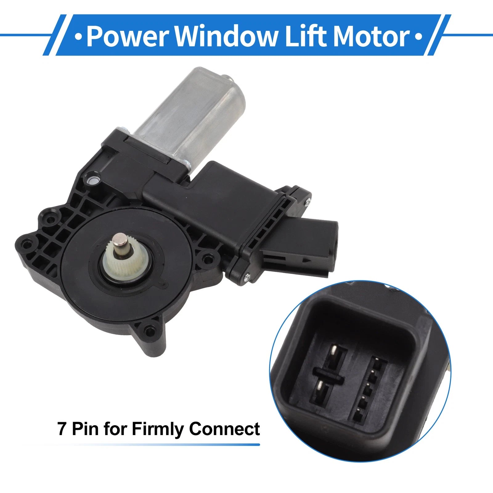 Left Front Power Window Regulator Lift Motor for Ford Explorer (2018)