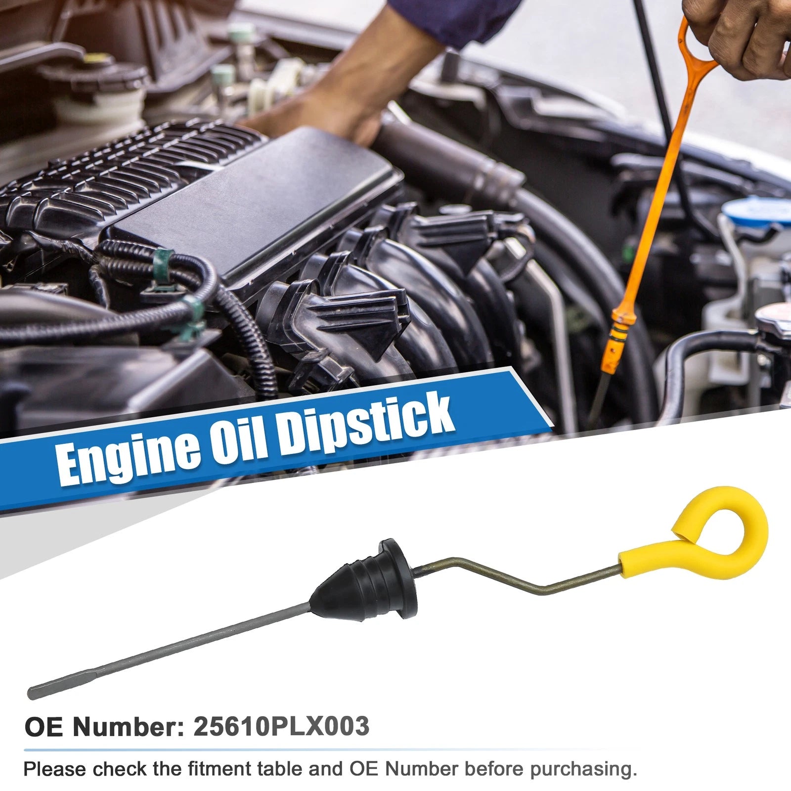 Engine Oil Dipstick Replacement for Honda Civic 1.7L (2001–2005)