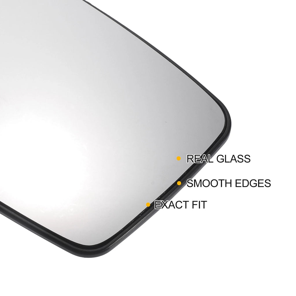 Left Side White Mirror Glass for Citroen Dispatch (2007–2016)