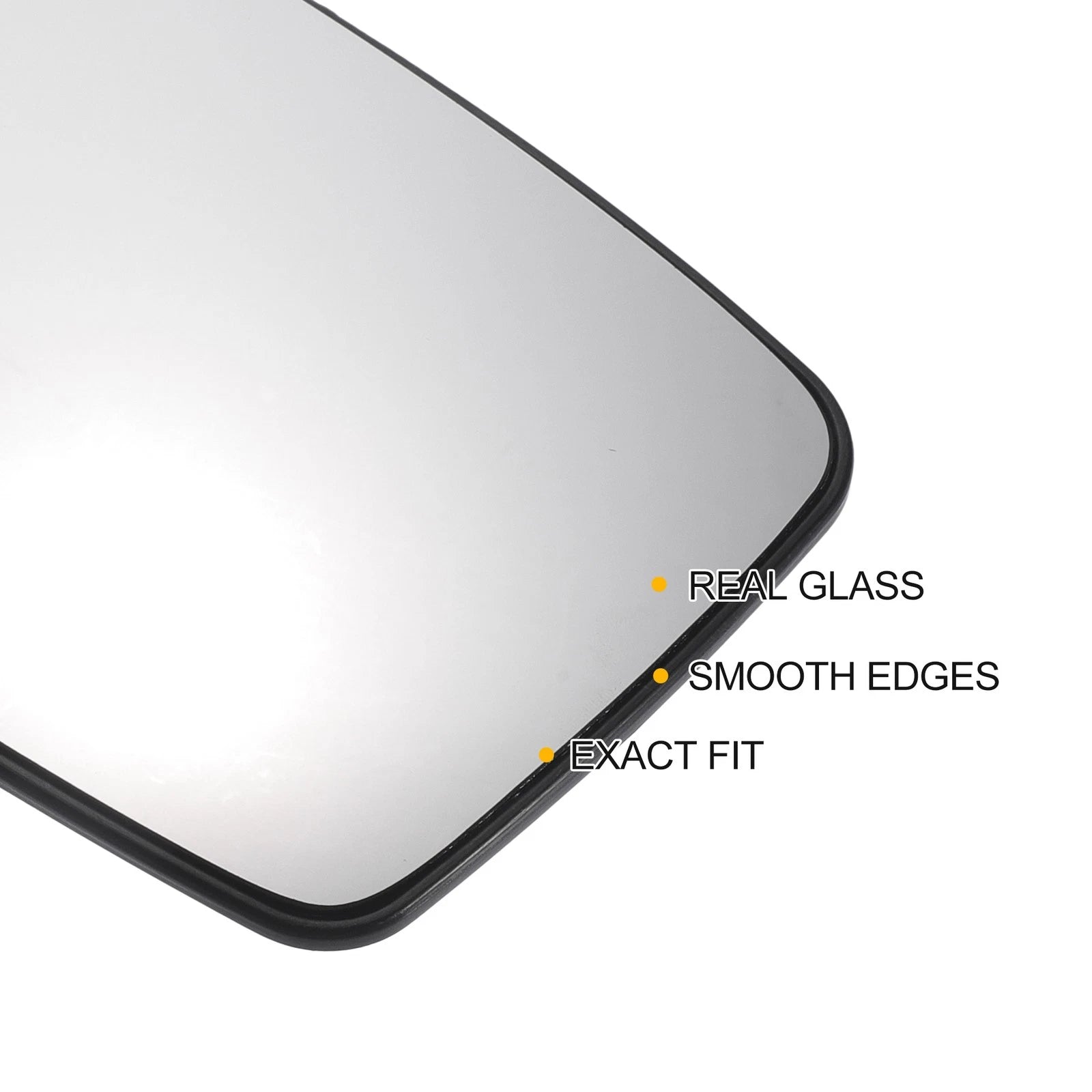 Left Side White Mirror Glass for Citroen Dispatch (2007–2016)